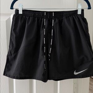 Nike Black Men’s Athletic Shorts with Reflective Swoosh
